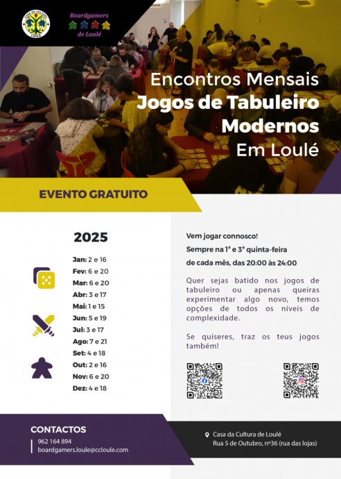 BOARDGAMERS LOULÉ FEVEREIRO 2025